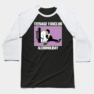 Teenage Fanclub - Alcoholiday - Tribute Artwork - Black Baseball T-Shirt